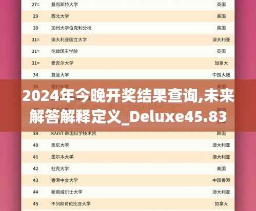2024年今晚开奖结果查询,未来解答解释定义_Deluxe45.839-9