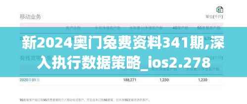 新2024奥门兔费资料341期,深入执行数据策略_ios2.278