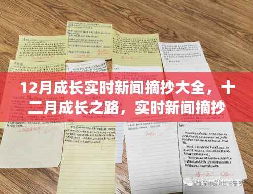 十二月成长之路,实时新闻摘抄中的励志力量与自信光芒