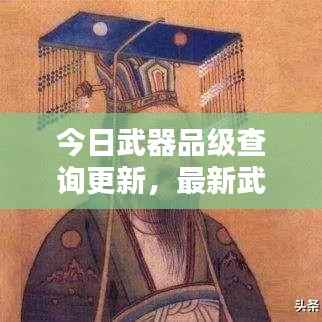 今日武器品级查询更新,最新武器信息及品级差异全掌握