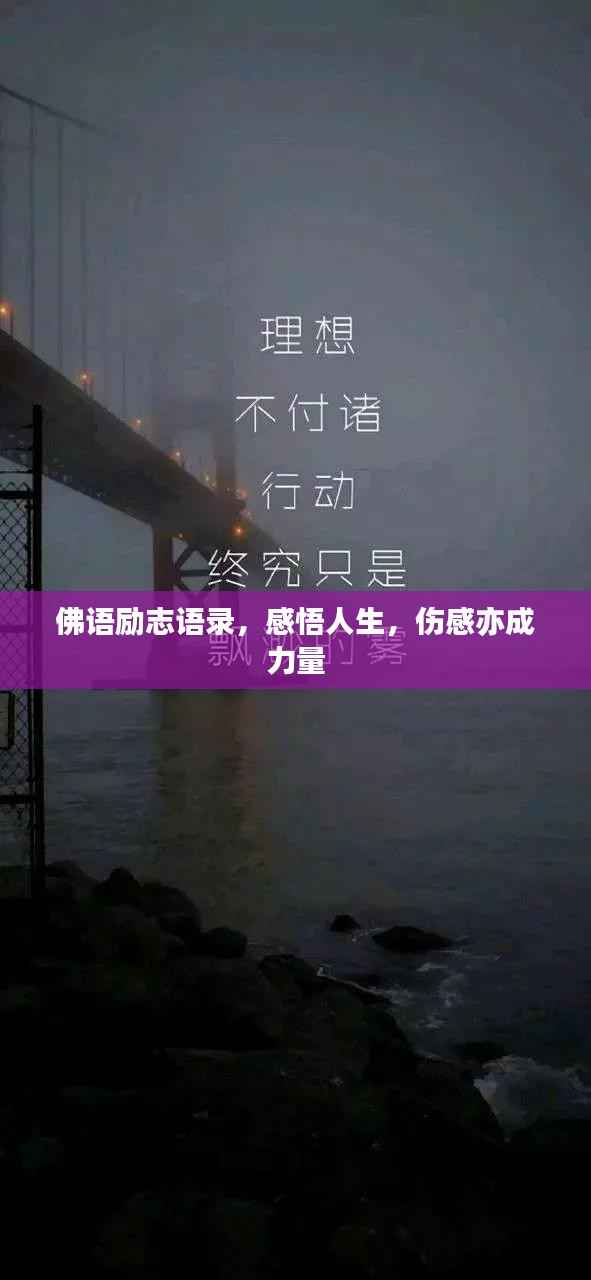 佛语励志语录,感悟人生,伤感亦成力量